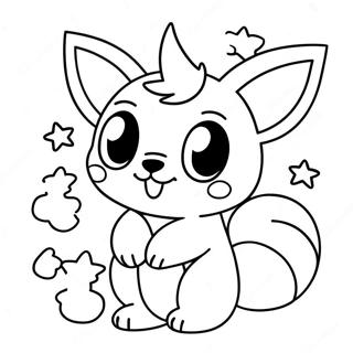 Pagina Para Colorir De Umbreon Brincalhao Com Estrelas 49897 10920