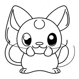 Raichu Tipo Eletrico Pagina Para Colorir 49982-10931