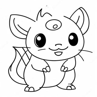 Raichu Tipo Eletrico Pagina Para Colorir 49982-10932