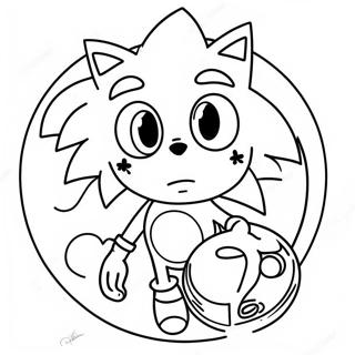 Sonic Páginas Para Colorir