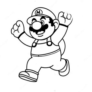 Wario Páginas Para Colorir