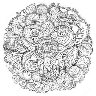 Mandala De Natal Páginas Para Colorir