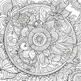 Pagina Para Colorir Mandala De Natal Intricada 50354-11011