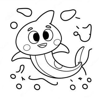 Tubarao Bebe Brincalhao Pagina Para Colorir 5101 1930