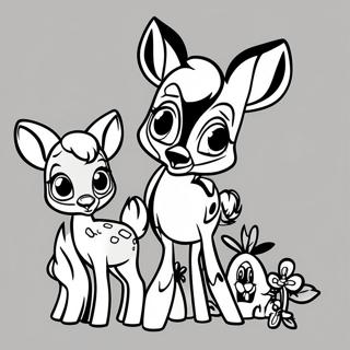 Bambi Com Amigos Pagina Para Colorir 51635-11294