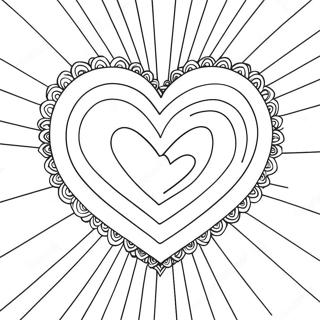 Pagina Para Colorir Coracao Arco Iris 5193-1338