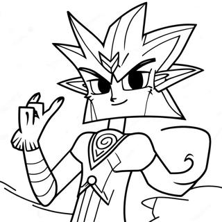 Yu Gi Oh Páginas Para Colorir