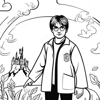 Harry Potter Páginas Para Colorir