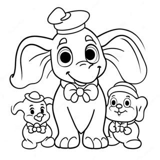 Pagina Para Colorir Do Dumbo E Os Palhacos 52852 11562