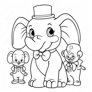 Pagina Para Colorir Do Dumbo E Os Palhacos 52852 11563