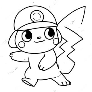 Pagina Para Colorir Do Ash Ketchum Pegando Pikachu 53299-11650