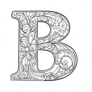 Pagina Para Colorir Da Letra B Em Negrito 53644-11730