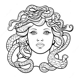 Medusa Com Cobras Coloridas Pagina Para Colorir 53831-11770