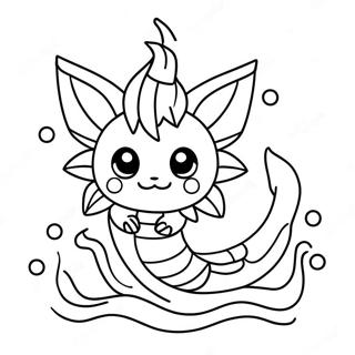 Vaporeon Páginas Para Colorir