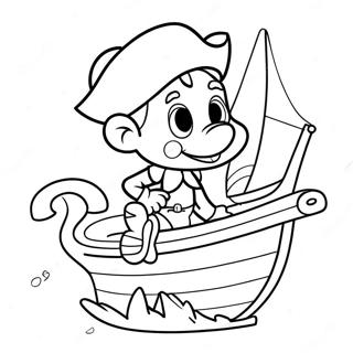 Pinoquio Em Um Navio Pirata Pagina Para Colorir 54458-11922