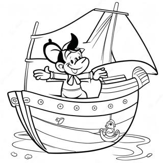 Pinoquio Em Um Navio Pirata Pagina Para Colorir 54458-11924