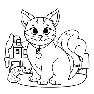 Pagina Para Colorir Do Gato Magico Da Casa Da Gabby 5445-680