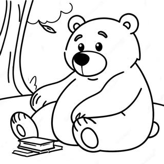 Pagina Para Colorir Do Baloo O Urso Relaxando 54628-11954