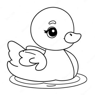 Pagina Para Colorir Do Fofo Cisne Bebe 54804-11997