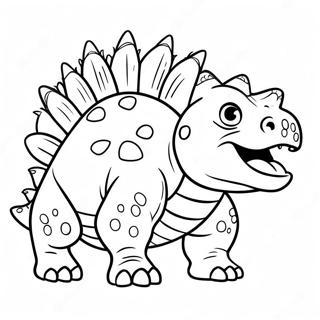 Pagina Para Colorir Do Ankylosaurus Bravo 55254-12094