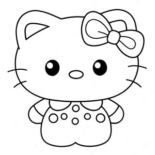 Hello Kitty Páginas Para Colorir