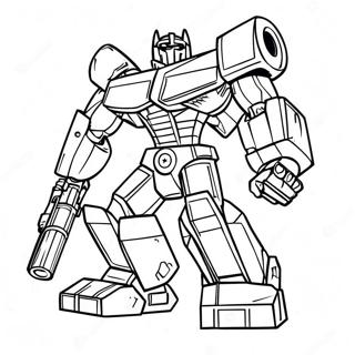 Pagina Para Colorir Do Megatron Com Canhao 5629-123