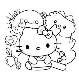 Hello Kitty Páginas para Colorir