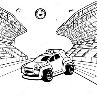 Paginas Para Colorir Do Campo De Futebol Do Rocket League 57106-12496