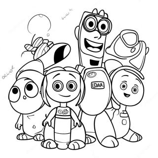 Paginas Para Colorir Dos Personagens Aventureiros Da Pixar 57938 12675