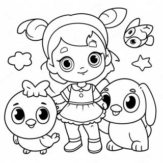 Paginas Para Colorir Da Abby Hatcher Com Amigos Magicos 58115-12710