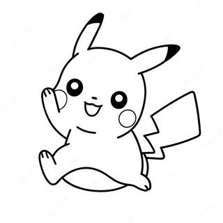 Pikachu Pulando No Ar Pagina Para Colorir 58824-12869