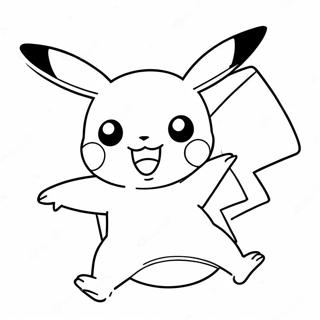 Pikachu Pulando No Ar Pagina Para Colorir 58824-12872