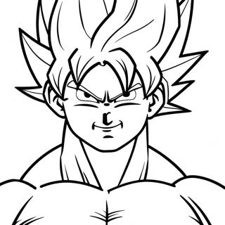 Goku Super Saiyajin Para Colorir 5899-2300