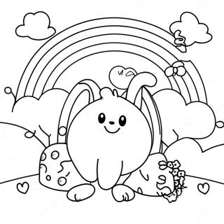 Pagina Para Colorir Dos Amigos Arco Iris Coloridos 59008-12910