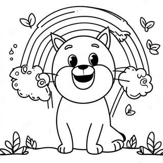 Pagina Para Colorir Dos Amigos Arco Iris Coloridos 59008-12911