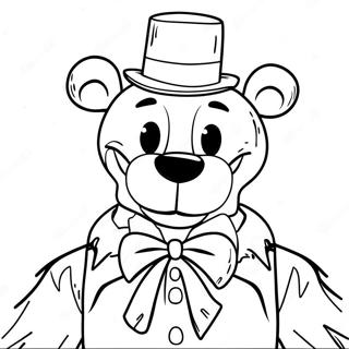 Paginas Para Colorir Do Freddy Fazbear Sorrindo 59406-13011