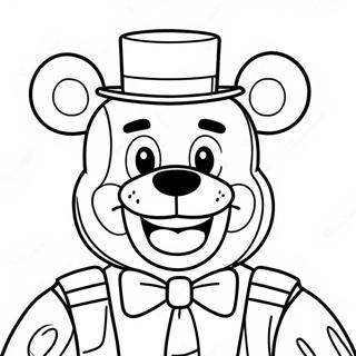 Paginas Para Colorir Do Freddy Fazbear Sorrindo 59406-13012