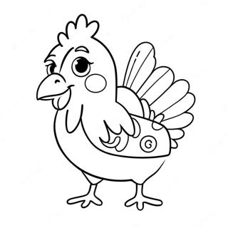 Paginas Para Colorir Da Chica A Galinha Com Cupcake 59408 13018