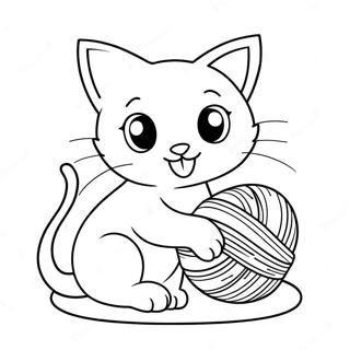 Gatinho Páginas Para Colorir