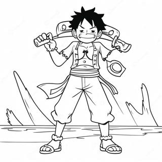 Luffy Páginas Para Colorir