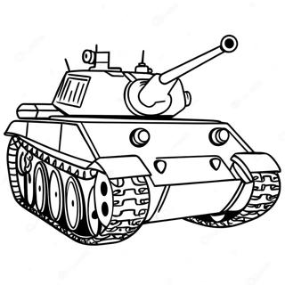 Tanque Militar Em Acao Para Colorir 62220-13706