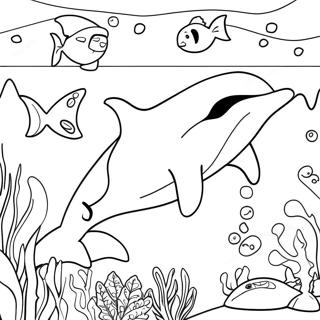 Pagina Para Colorir Da Orca Brincalhona Nadando 63069-13929