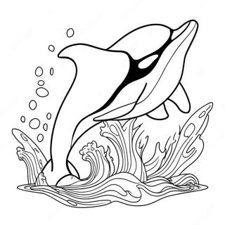 Pagina Para Colorir Da Orca Saltando 63071-13938