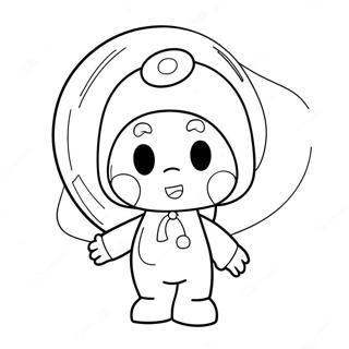 Pocoyo Em Um Balao Colorido Pagina Para Colorir 63347-14035