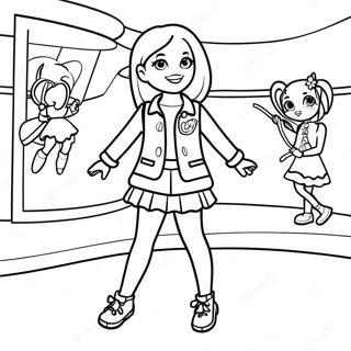 Desfile De Moda Da Polly Pocket Pagina Para Colorir 63610-14099