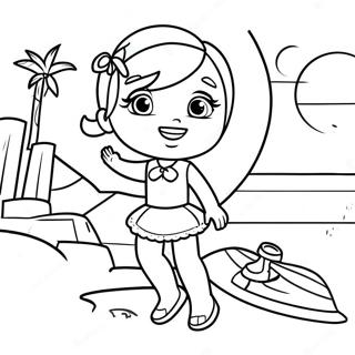 Dia De Praia Da Polly Pocket Pagina Para Colorir 63611 14103