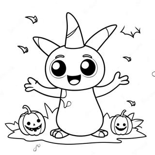 Pagina Para Colorir Do Mimikyu Com Uma Abobora De Halloween 64064 14221