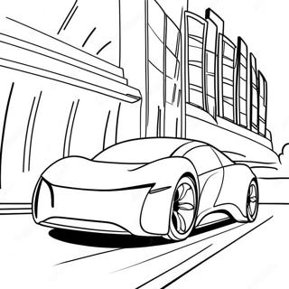 Pagina Para Colorir Carro Eletrico Elegante 64353 12961