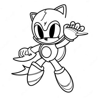 Pagina Para Colorir De Metal Sonic Voando Alto 64704-13829