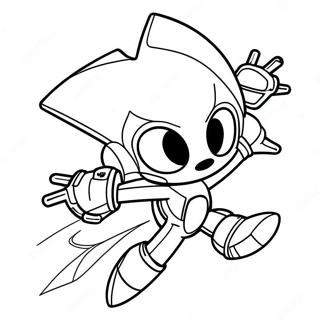 Pagina Para Colorir De Metal Sonic Voando Alto 64704-13830